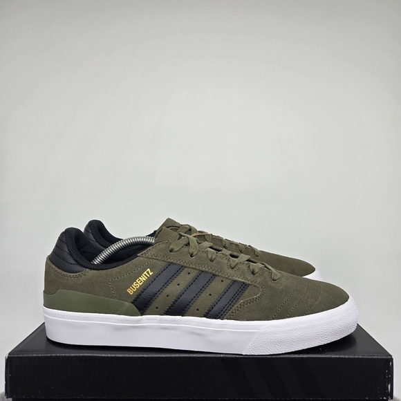 New adidas Busenitz Vulc II Olive Strata Core Black Men\'s Shoes Size 9.5 main image 4